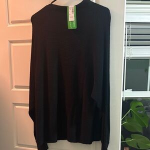 Black Ribbed Sweater